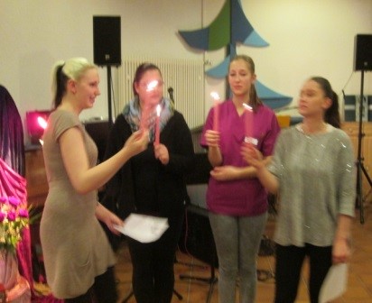 Besinnliche Weihnachtsfeier der Bewohner